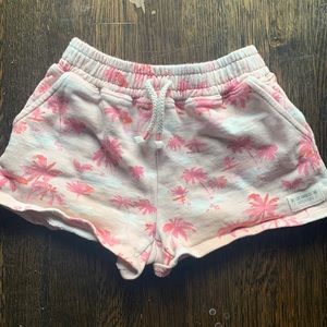 Zara adorable palm tree print shorts
